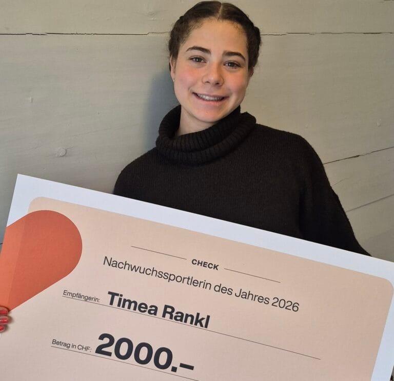 Timea Rankl (17, TV Teufen) wird zur Nachwuchsathletin des Kantons Appenzell Ausserrhoden gewählt